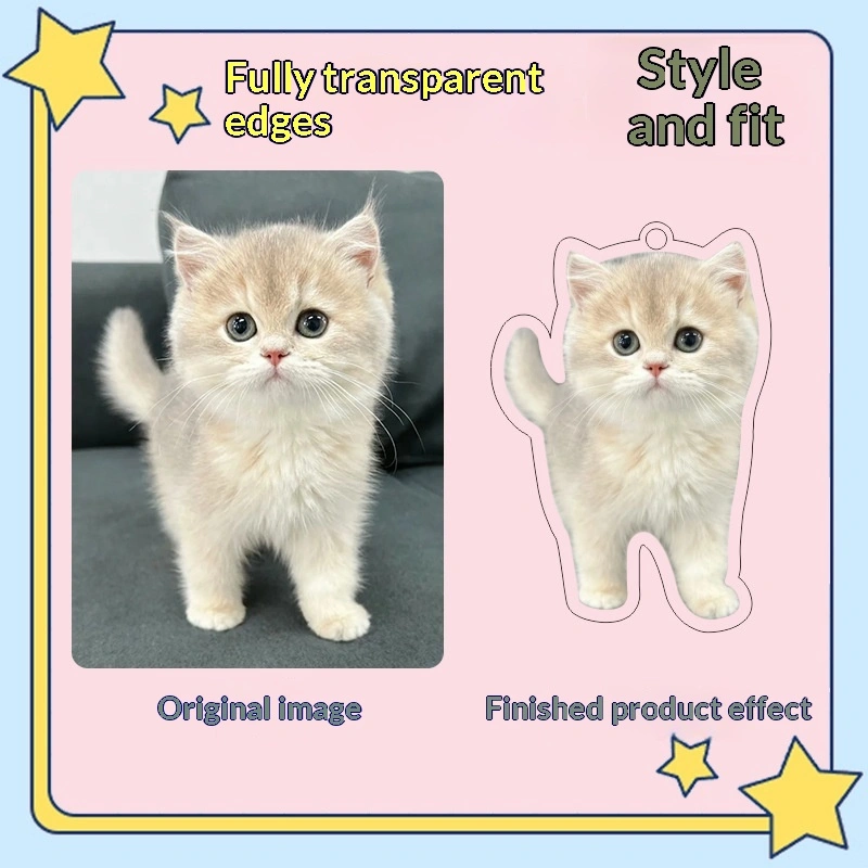 Custom Acrylic Keychains Pendants With Small Animals