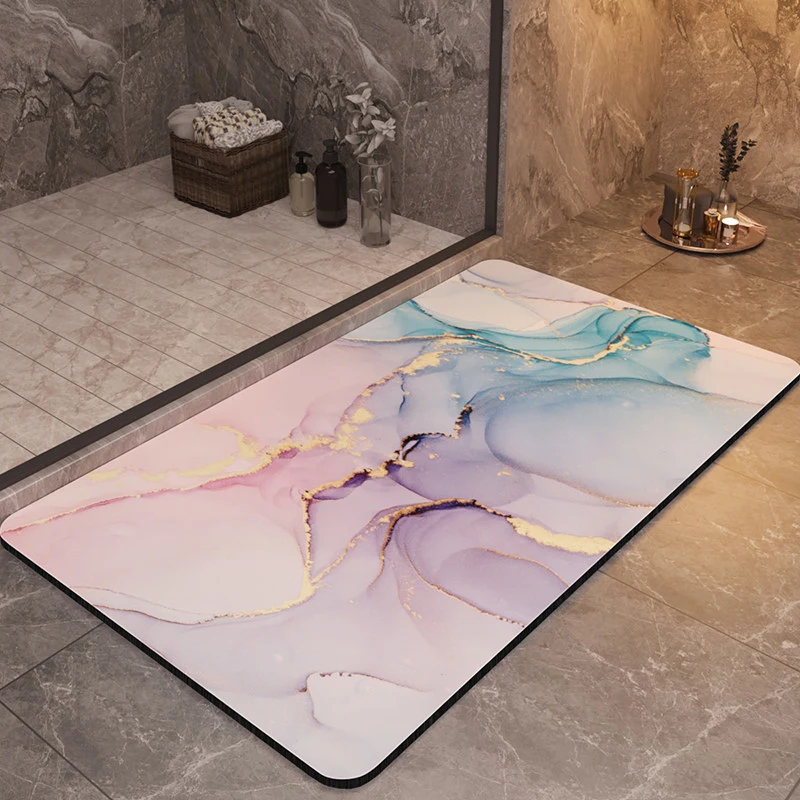 Soft Diatomaceous Earth Bathroom Non-slip Mat