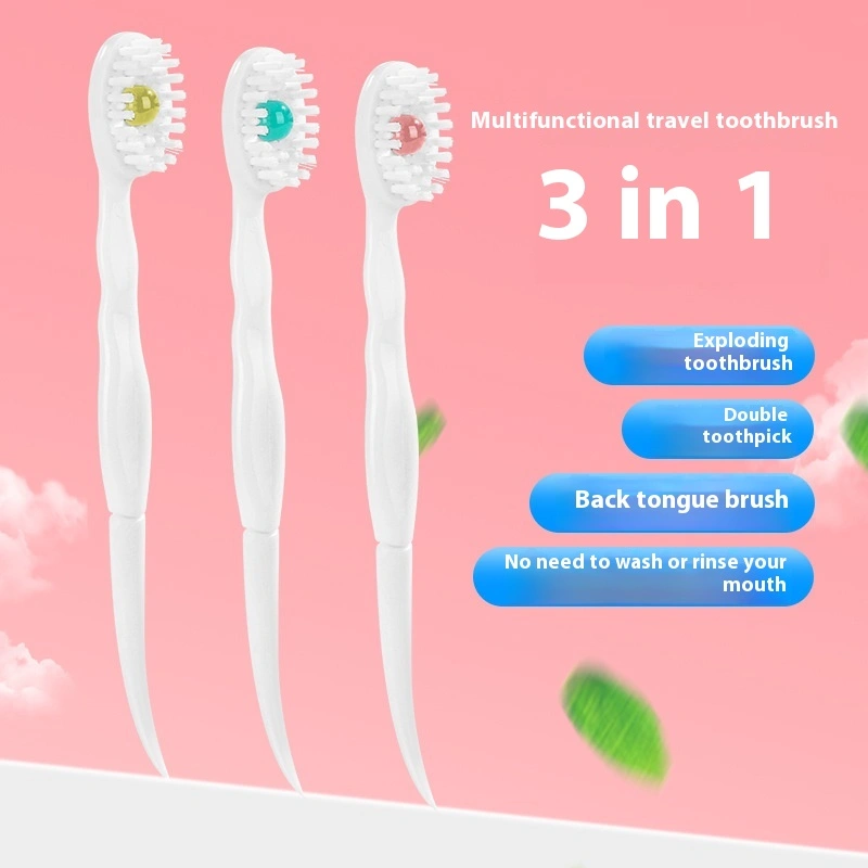 Bead Toothbrush 20 PCs Boxed Portable Disposable