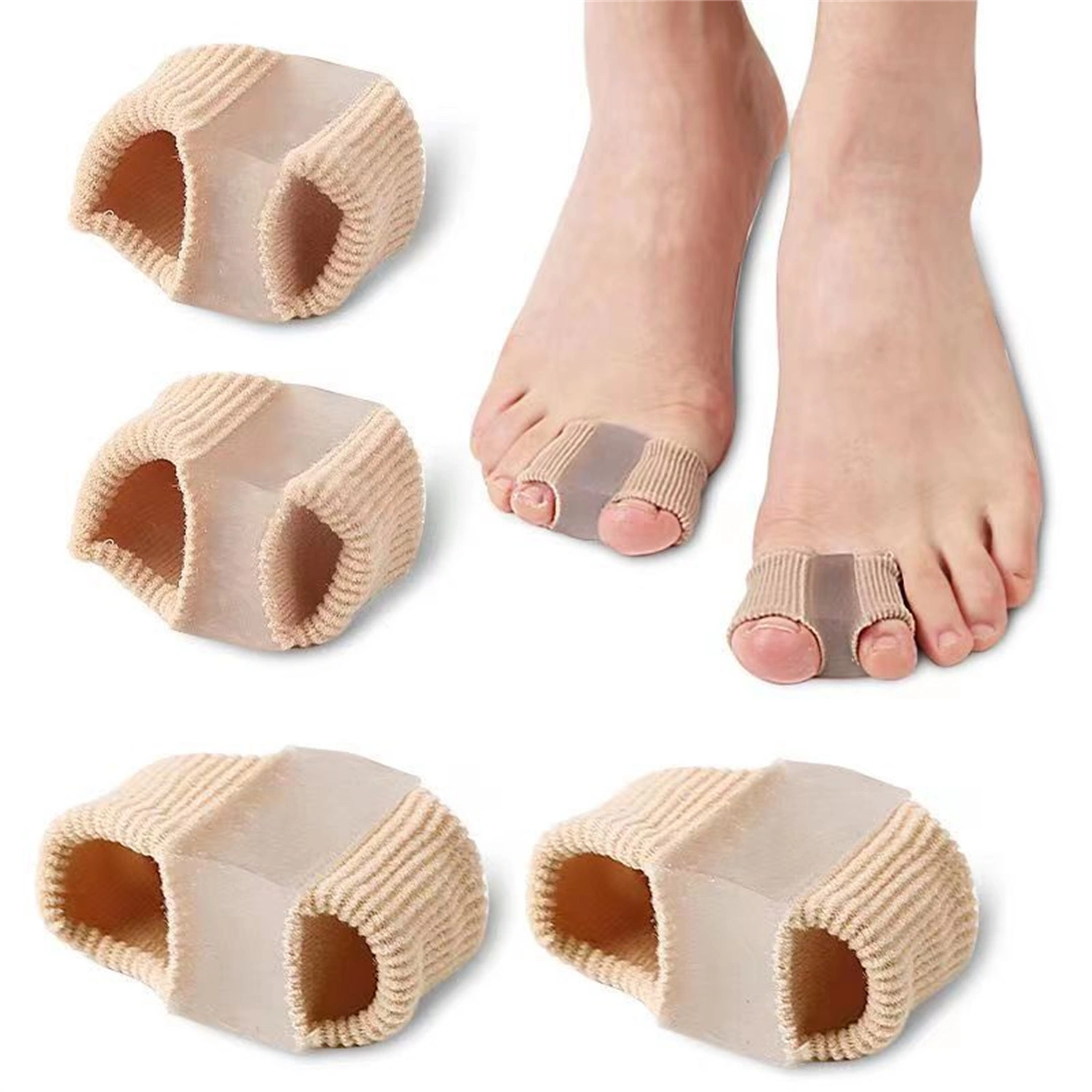 Toe Separator Male And Female Fiber Double Hole