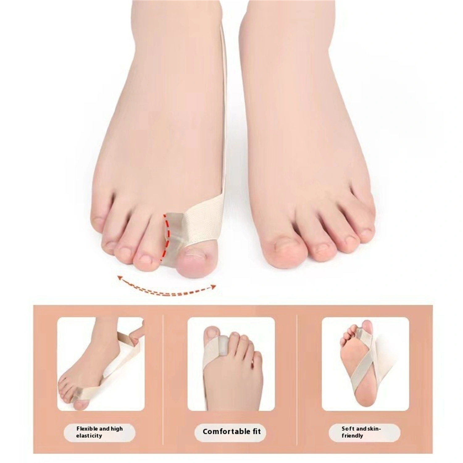 New Adjustable Thumb Valgus Fabric Separator