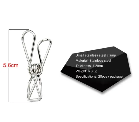 20pc Stainless Steel Clamp