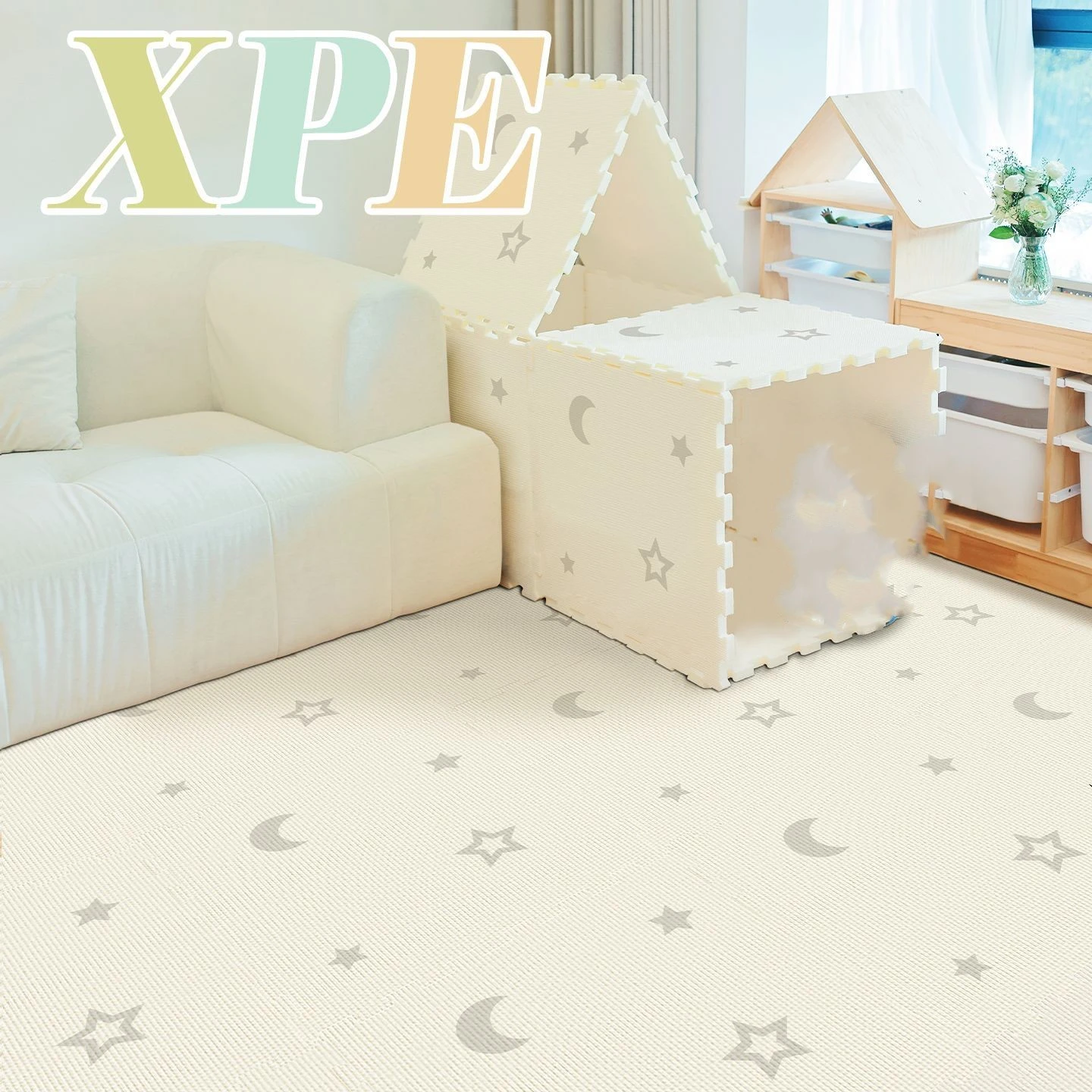 Thickened Xpe Children's Mosaic Foam Mat