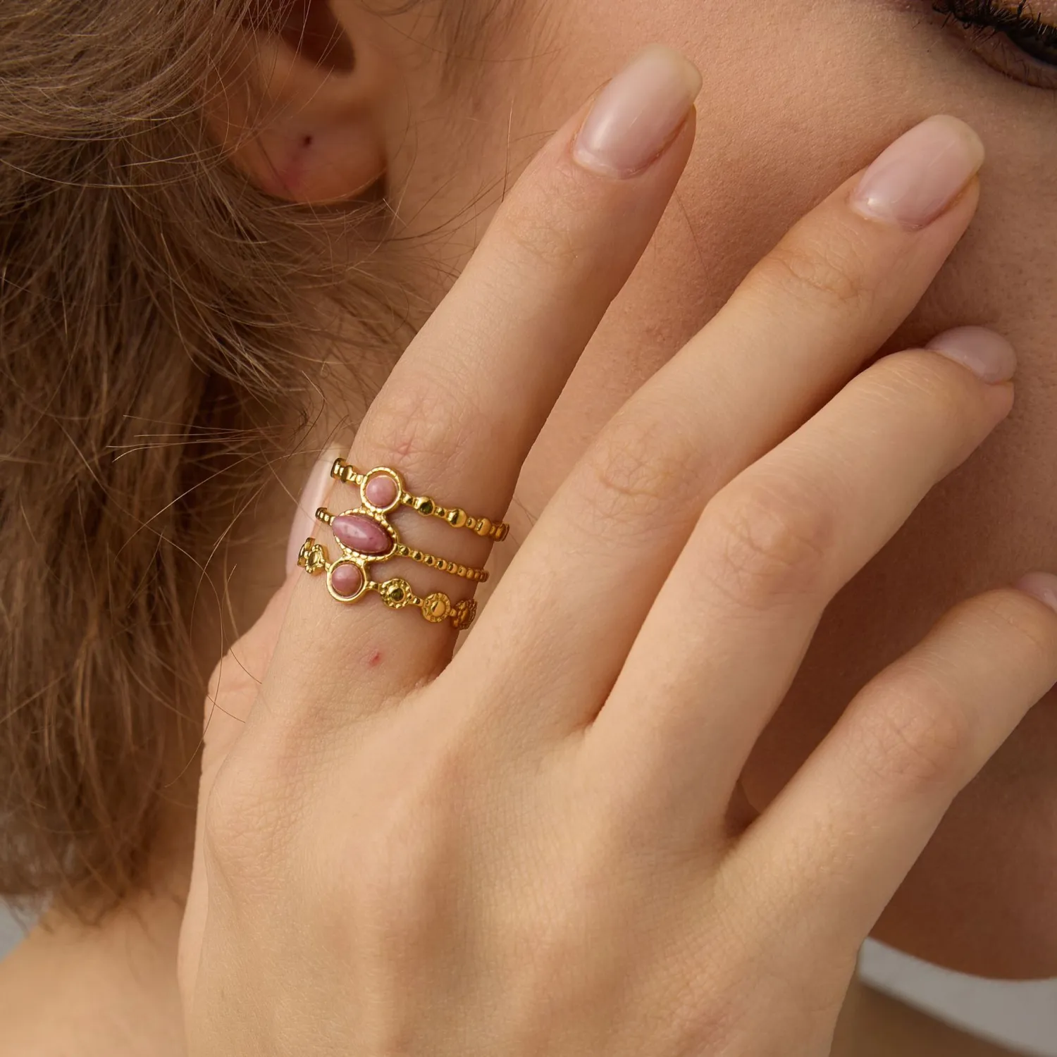 European And American French-style Vintage Chic Niche Hand Jewelry