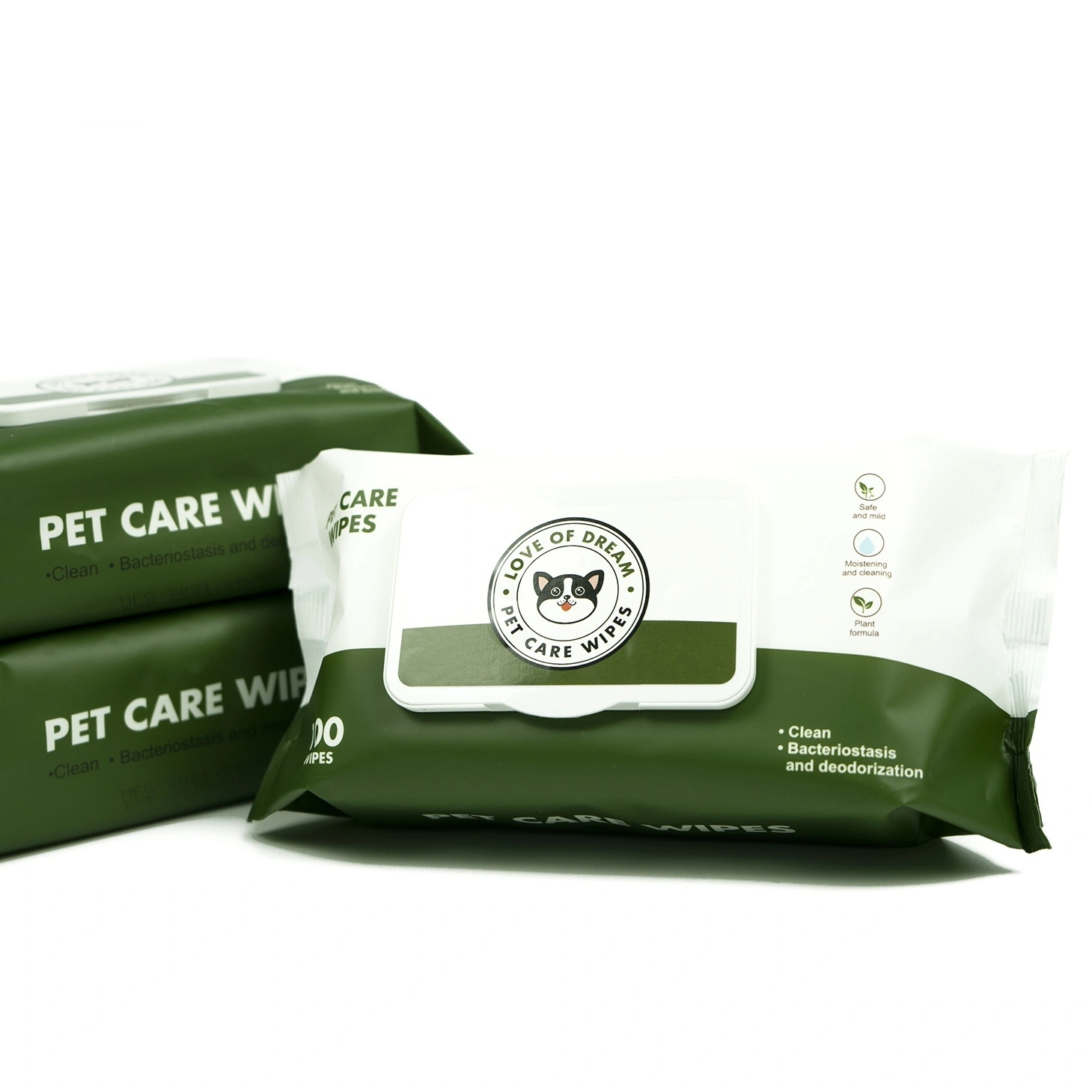 Pet Cat Tear Stain Cleaning Wipes