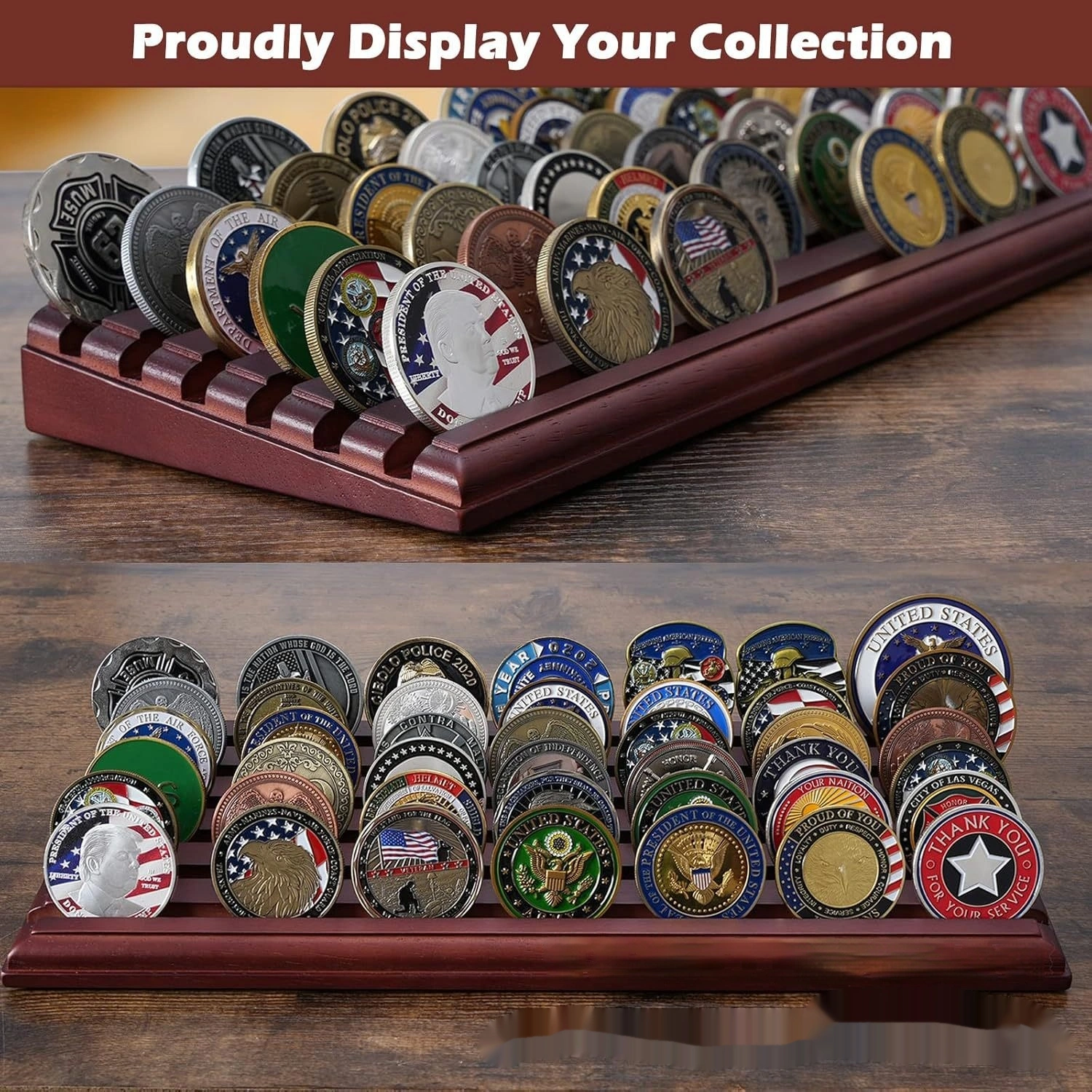 Fashionable Solid-Colored Wooden Display Shelf