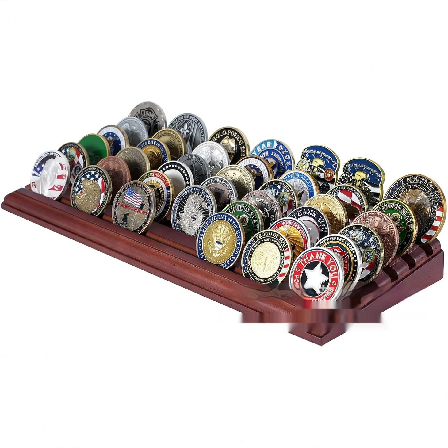 Fashionable Solid-Colored Wooden Display Shelf