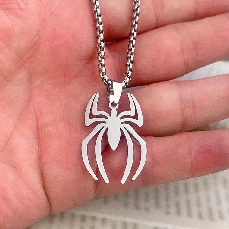 Spider-Man Necklace Stainless Steel