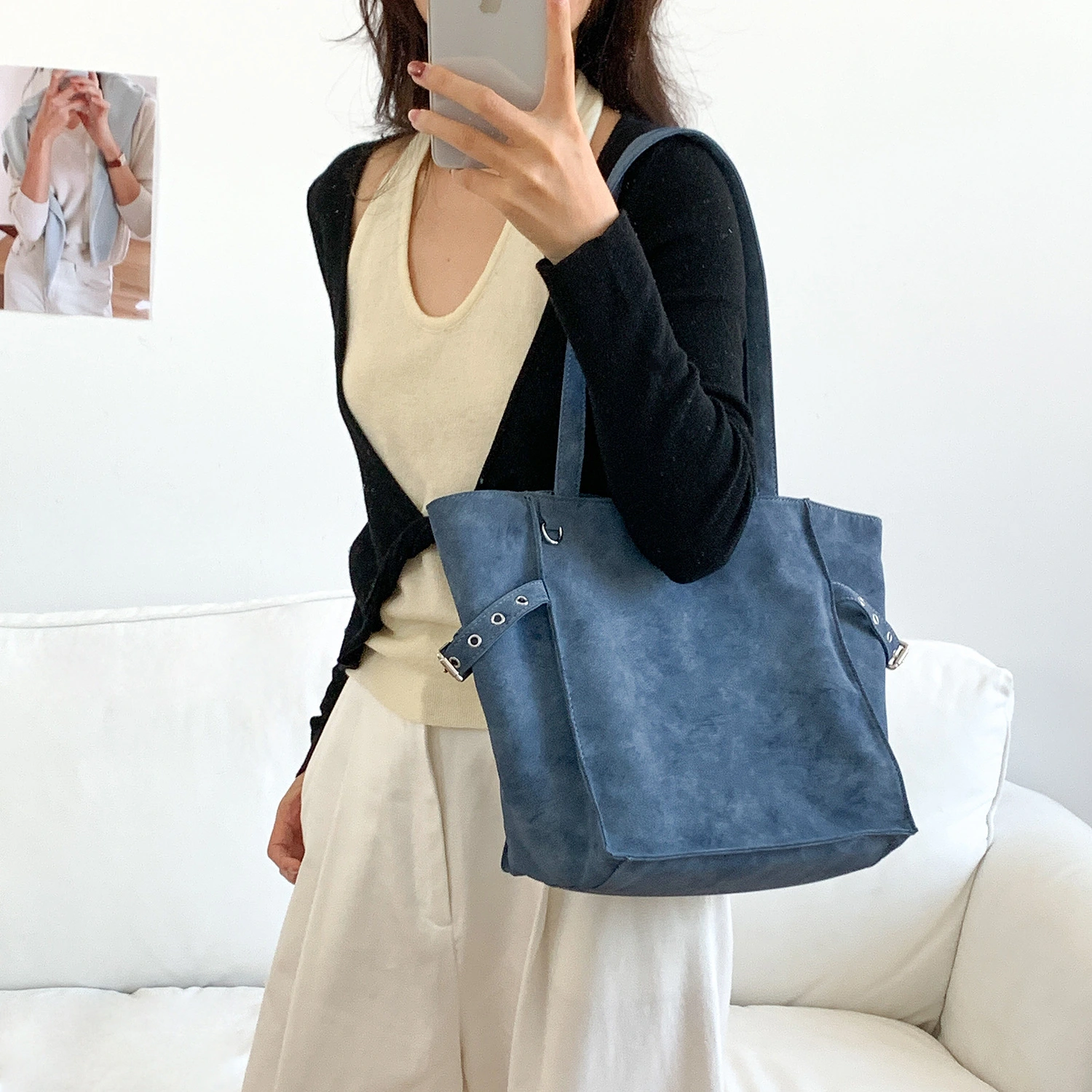 Large-capacity Womens Korean-style Shoulder Bag