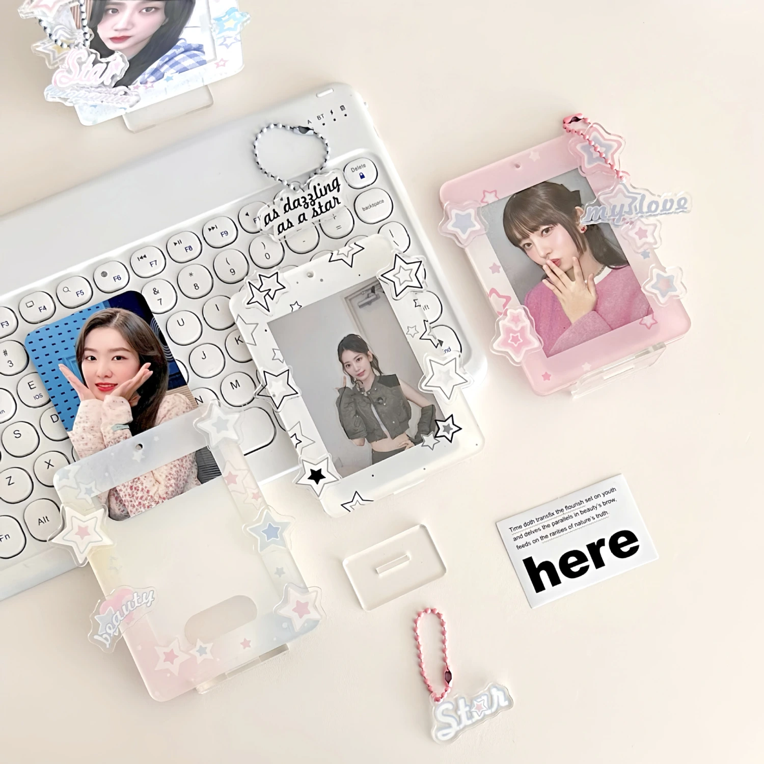 Display Stand Sign Protective Card Holder