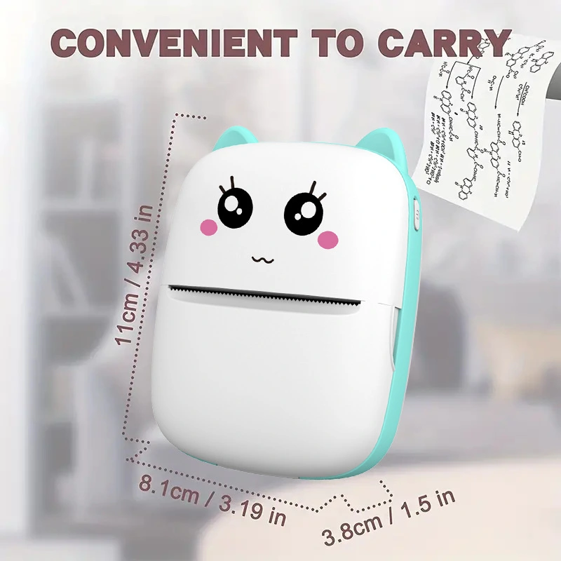Household Portable Inkless Mini Thermal Label Printer