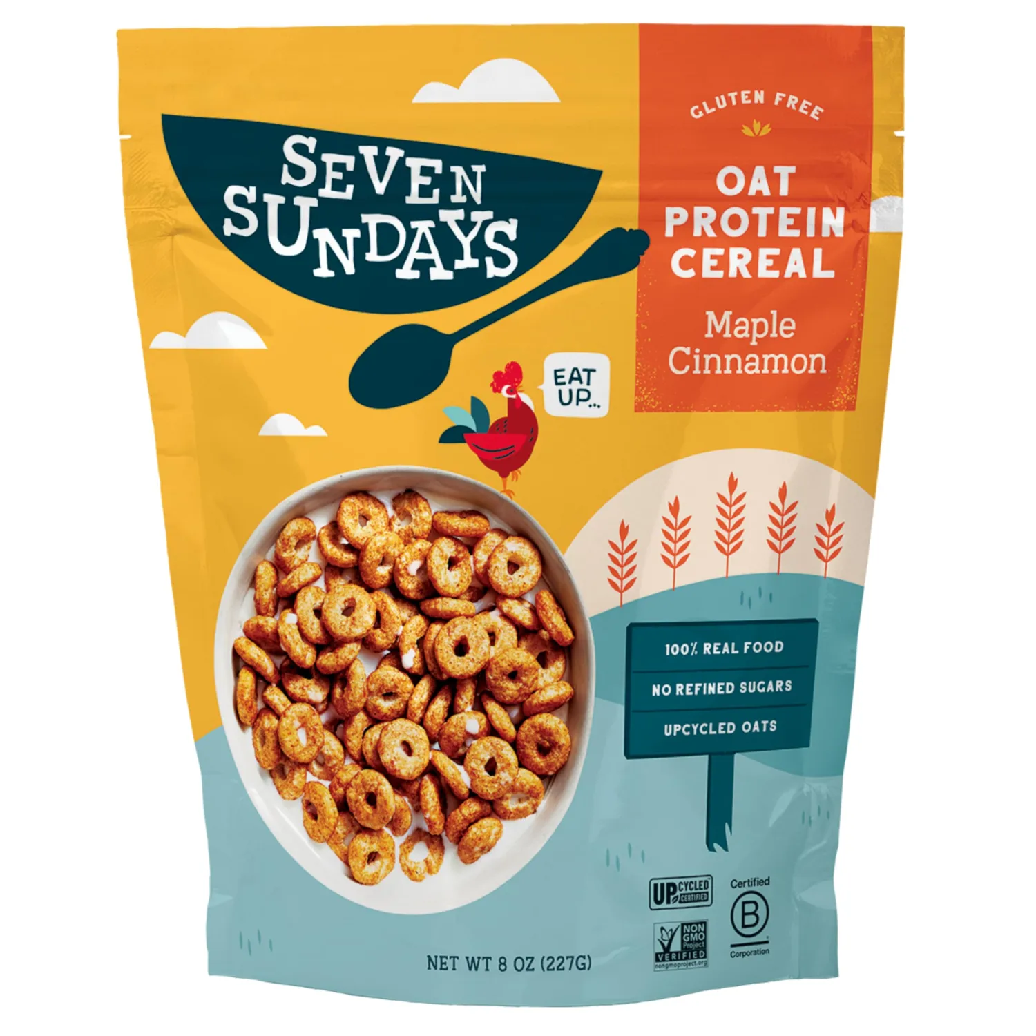 Seven Sundays Cereal Oat Prtn Mpl Cinn 8 OZ
