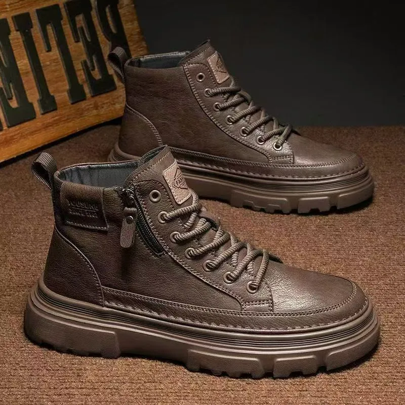 High-top New Style Dr Martens Boots Vintage Men's Shoes