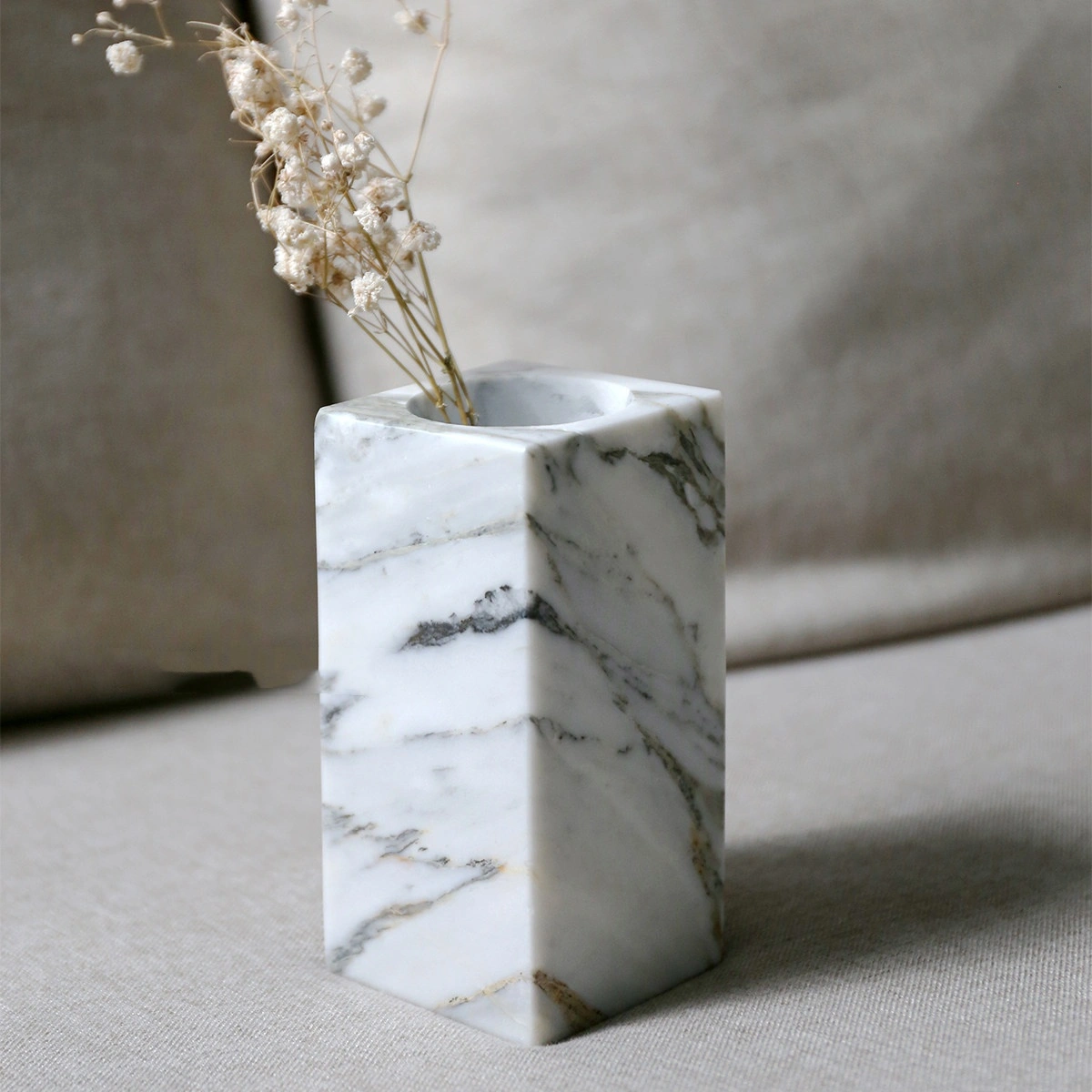 Nordic Luxury Marble Minimalist Decorative Vase