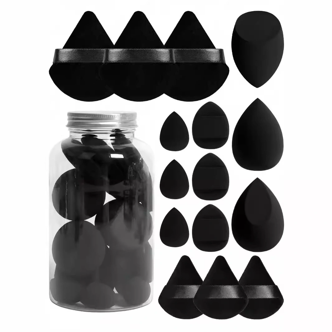 15-piece Powder Puff Set In A Floating Bottle