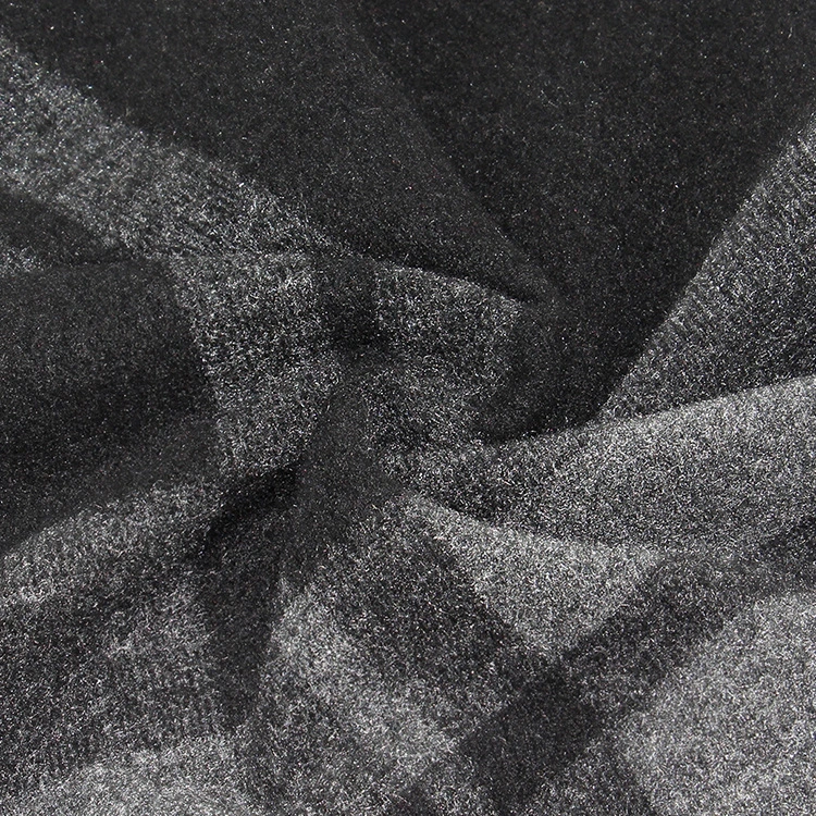 Mens Wool-Blend Plaid Scarf Winter Warmth & Extra Thickness