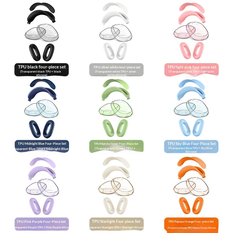 Suitable For Protective Case Earcup Covers A Four-piece Set