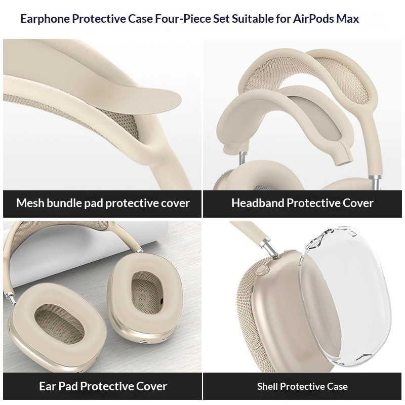 Suitable For Protective Case Earcup Covers A Four-piece Set