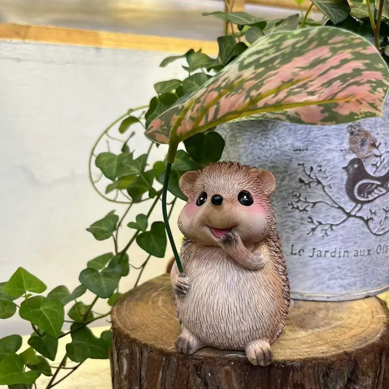 Cute  Creative  And Instagram-worthy Hedgehog Garden Ornament