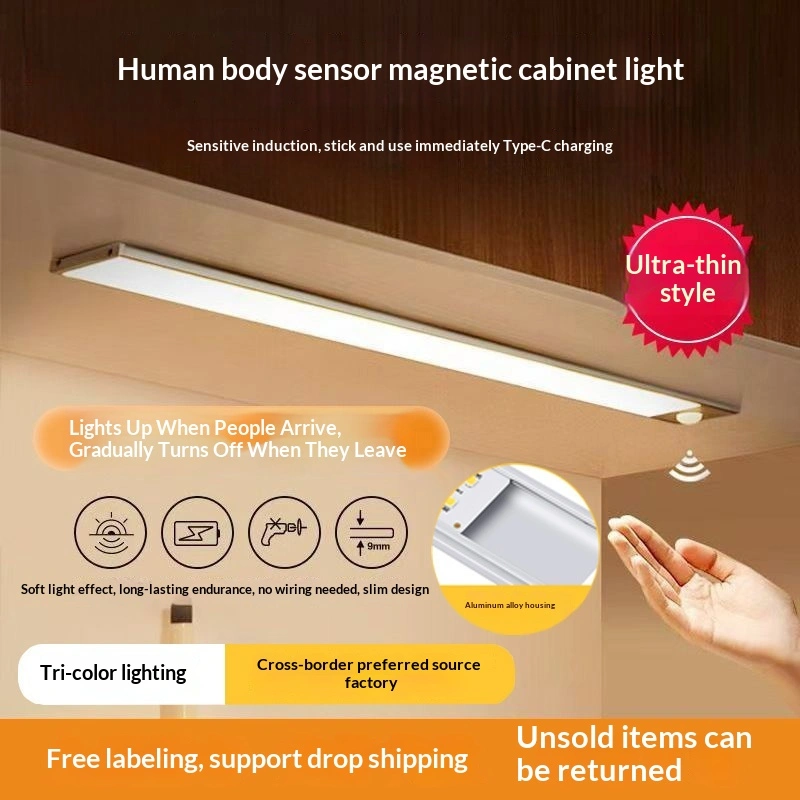 Aluminum Magnetic Induction Closet Light