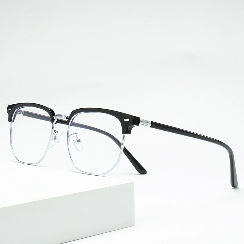 Men's Semi-frame Blue-light-blocking Glasses