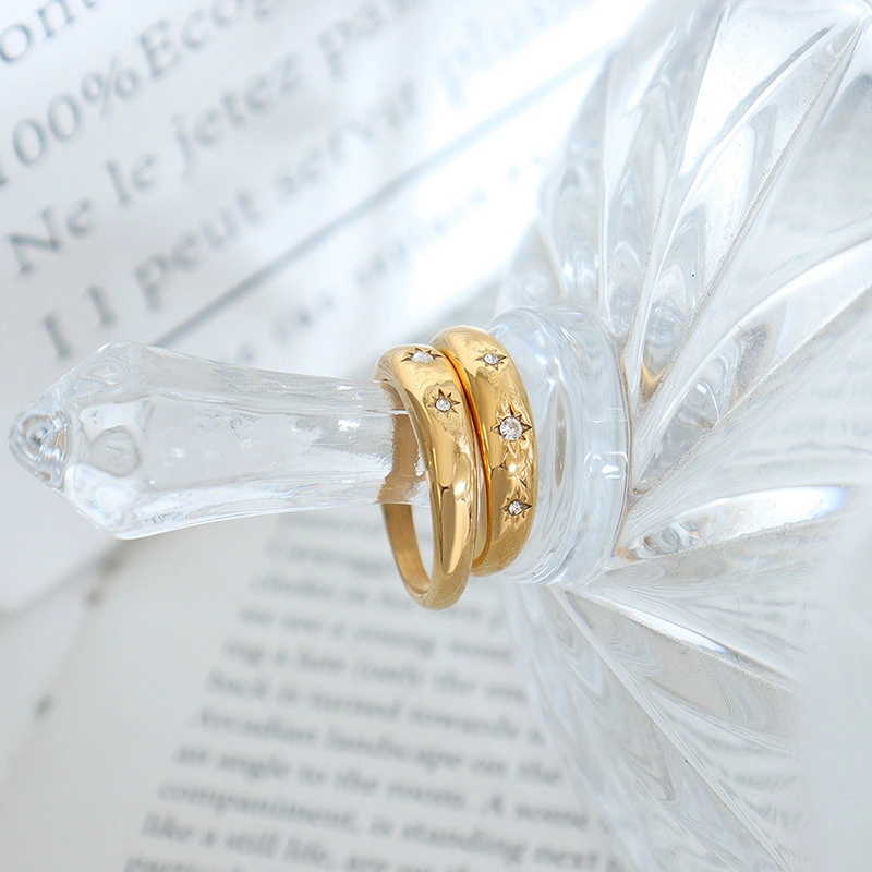 A Fashionable Minimalist Zircon-studded Ring That Wont Fade