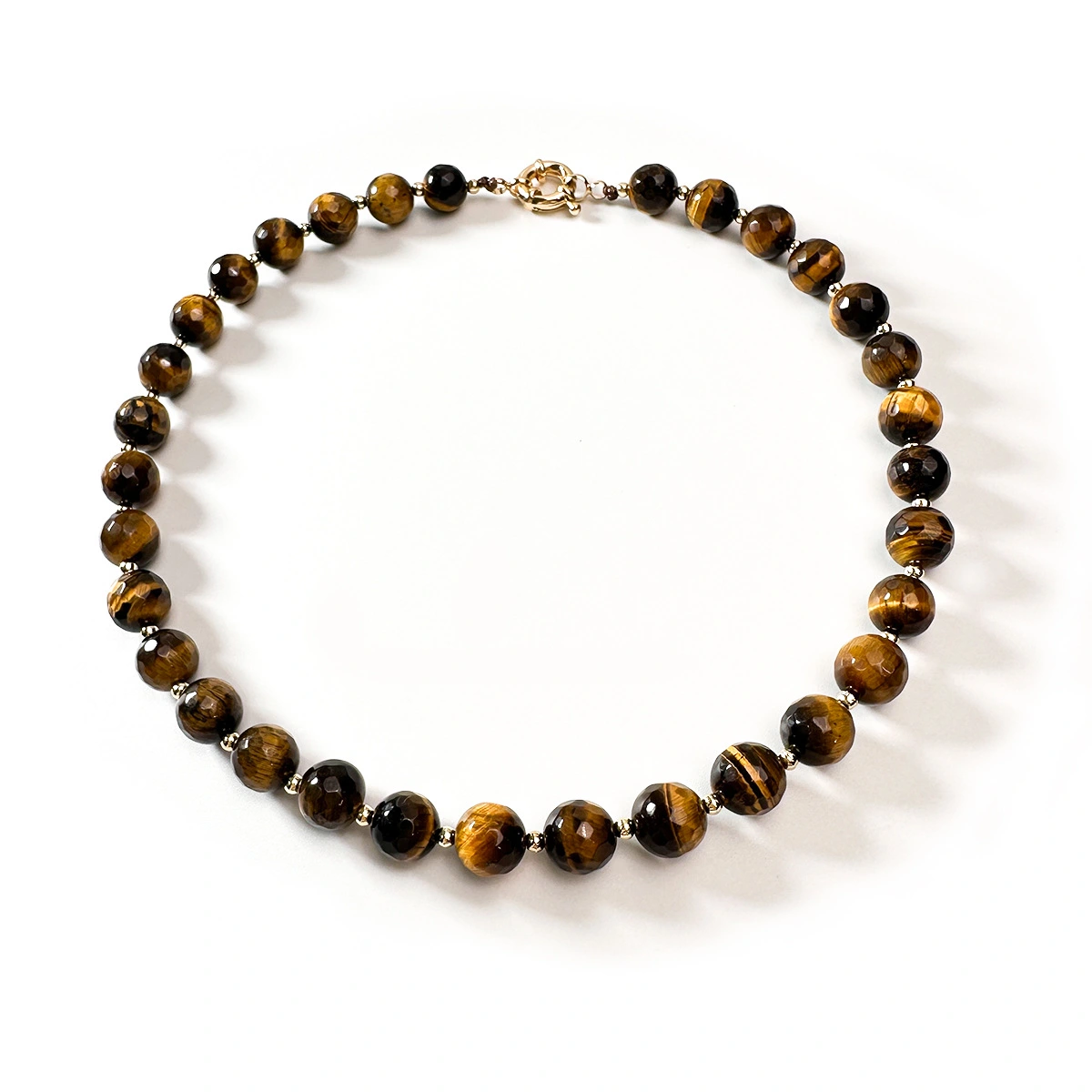 Women's Simple Tiger Eye Necklace