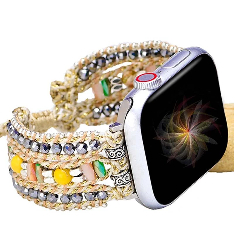 Imperial Stone Natural Stone Bohemian Style Watch Band Bracelet