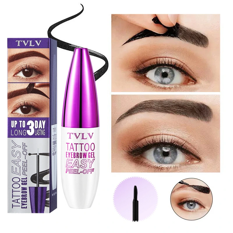 Tearing Type Waterproof Sweatproof Solid Color Tear And Pull Eyebrow Cream