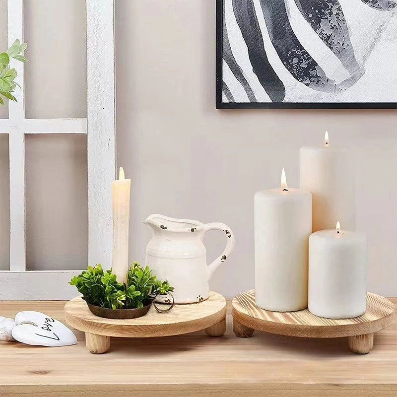 Bathroom Toiletries Tray With A Wooden Base