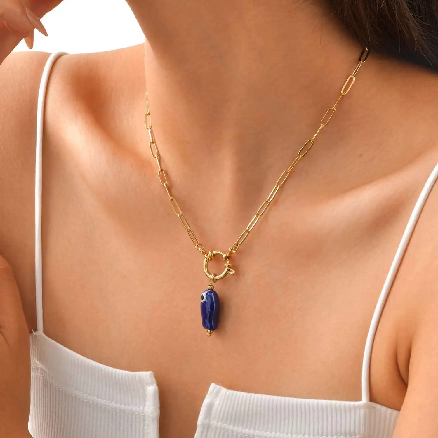 Starfish Pendant Niche Versatile Fashion Earrings Necklace