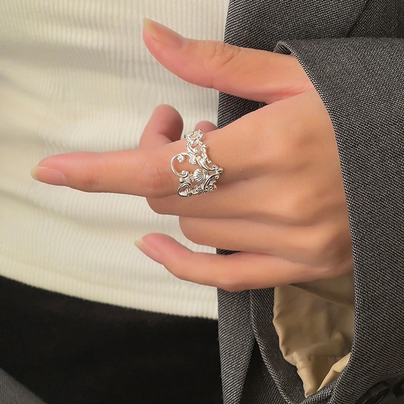 Sweet Hollow-Design Heart Ring For Women