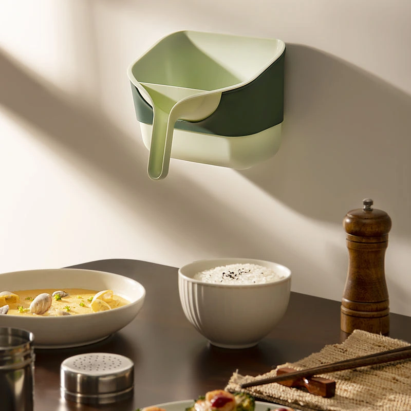 Household Wall-mounted Open-top Plastic Storage Box