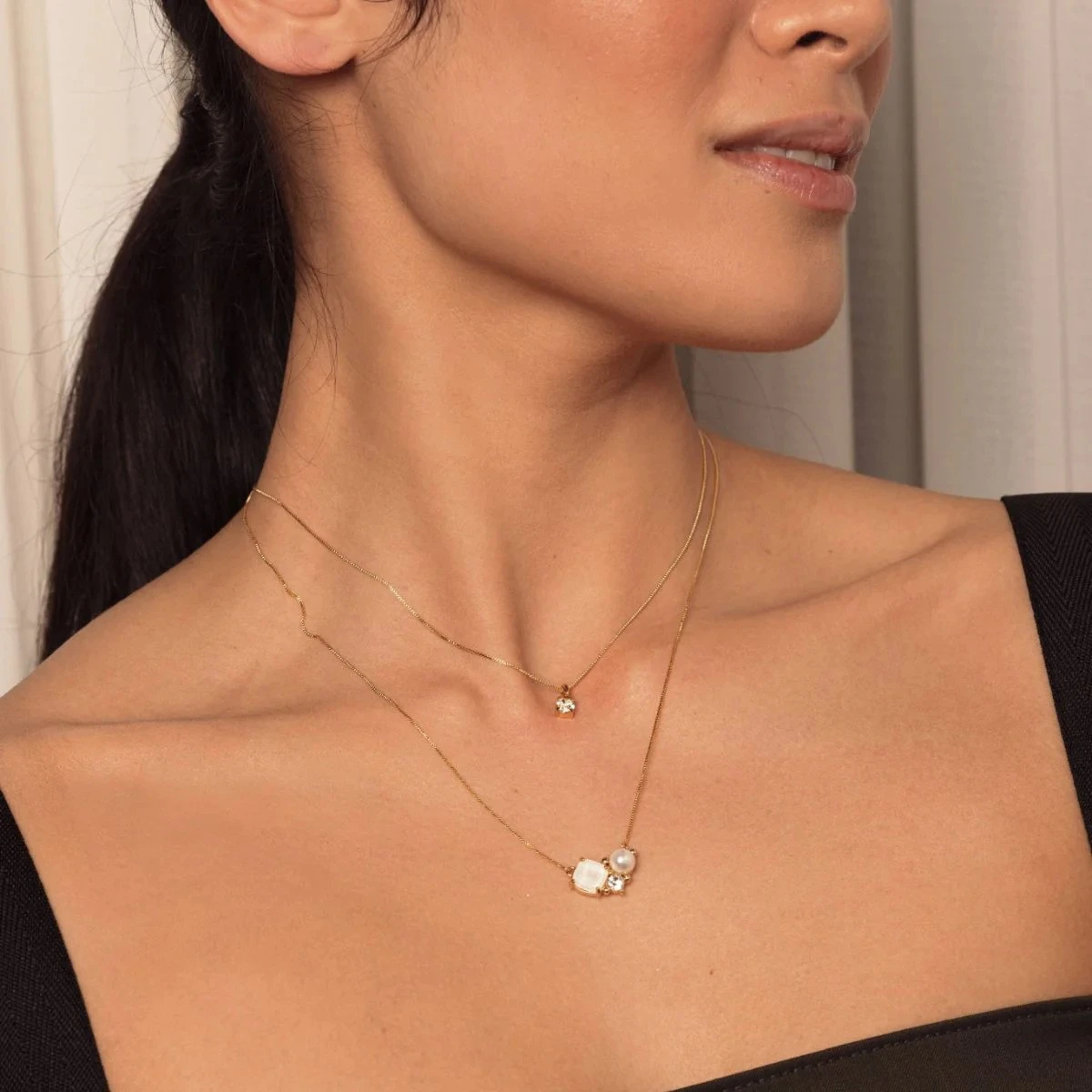 Stylish Zircon Clavicle Necklace For Women