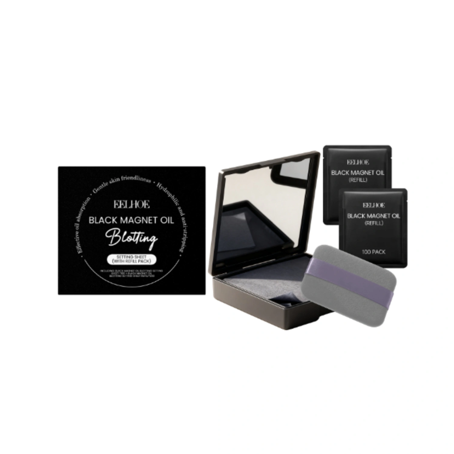 Black Oil-absorbing Makeup Paper