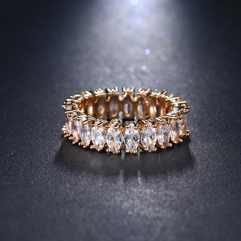 European And American-style Colorful Womens Ring