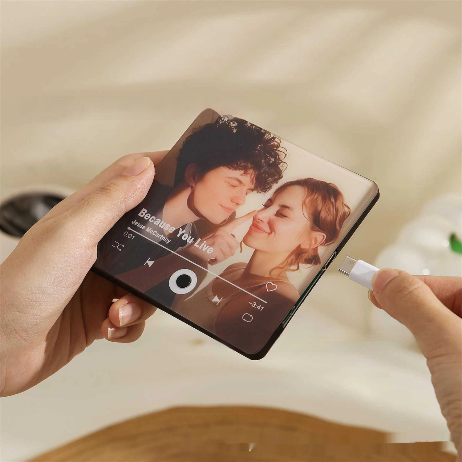 Customized Picture Song Content Bluetooth Connection Refrigerator Sticker