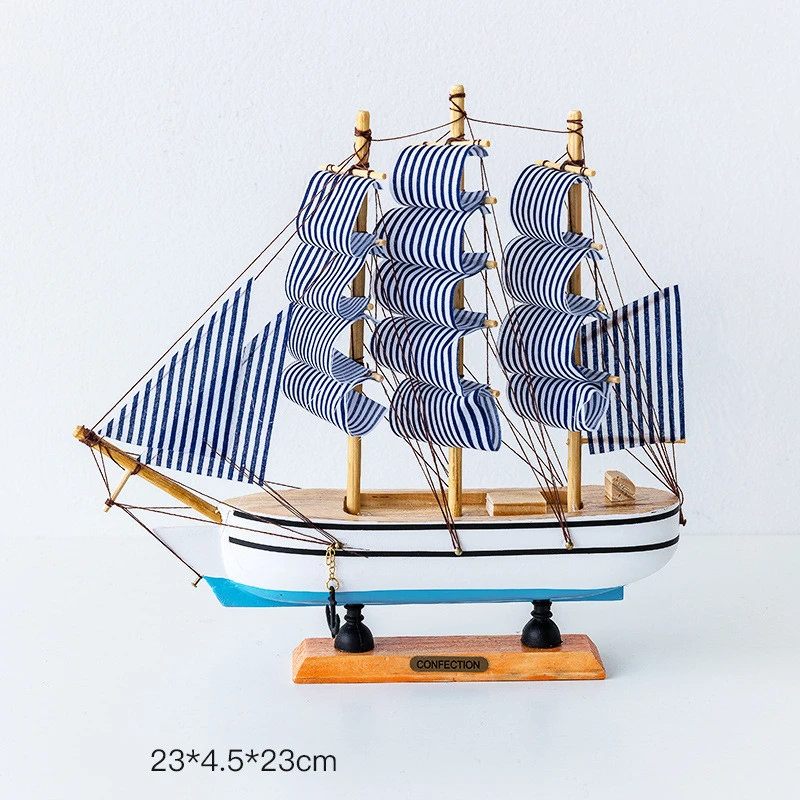 Desktop Wine Cabinet Creative Craft Sailboat