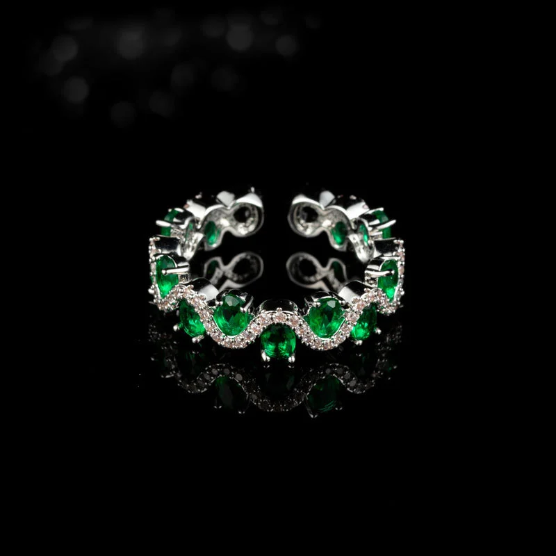 Sparkling Zircon Fashion Hot Selling Open Ring