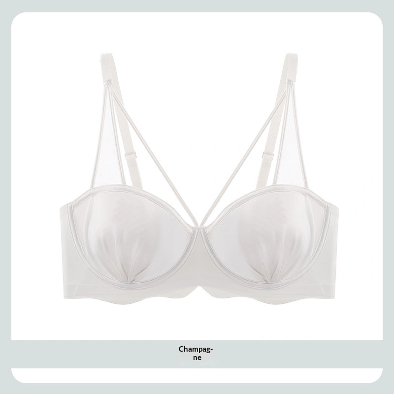 Women's Solid Color Versatile Push-up Shaping Thin Bra