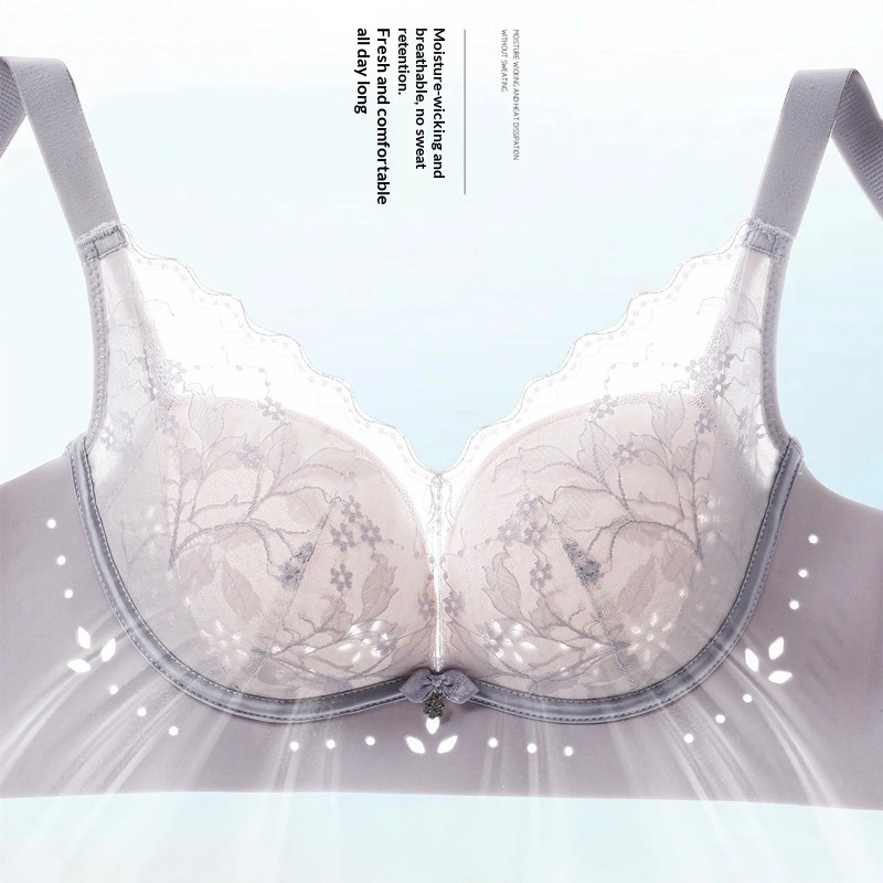 Jelly Gel Soft Support Lace Breathable Bra