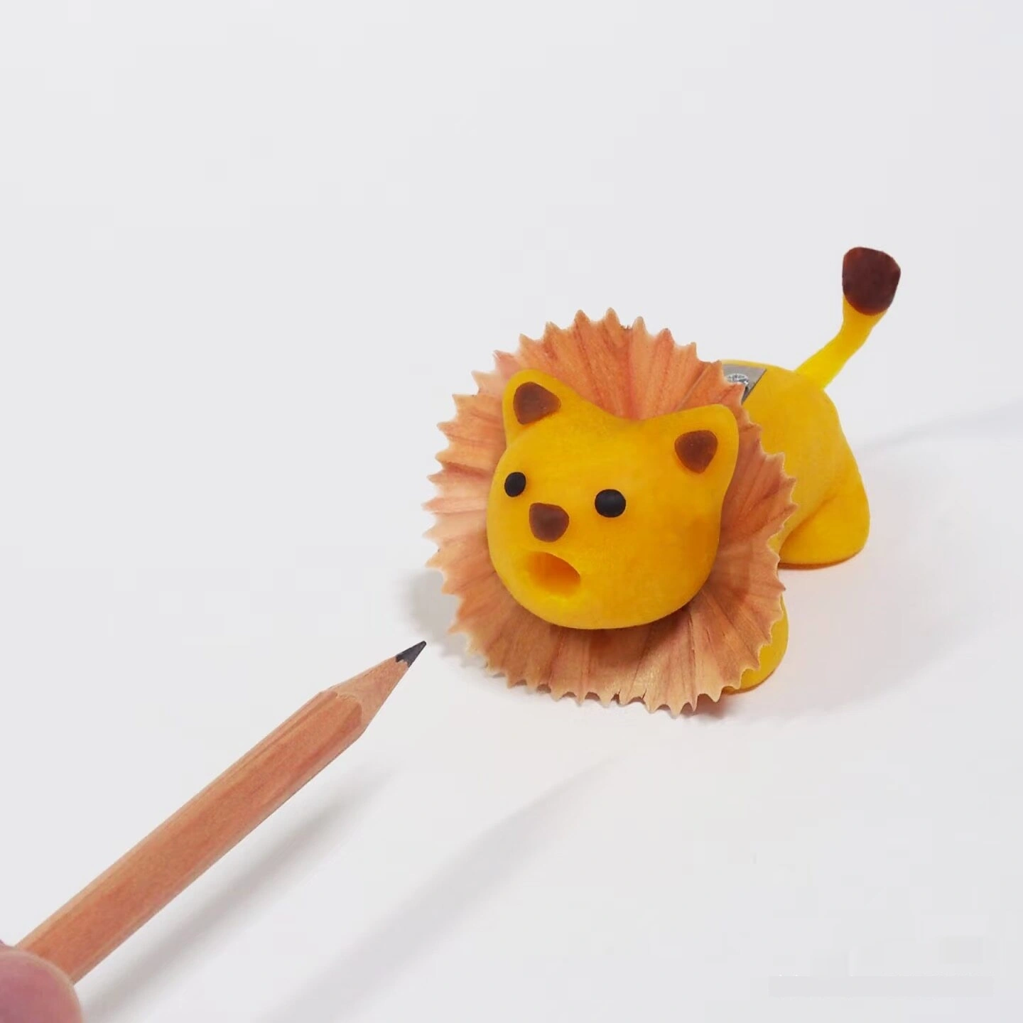 Cute Kitten Transforms Into A Pencil Sharpener