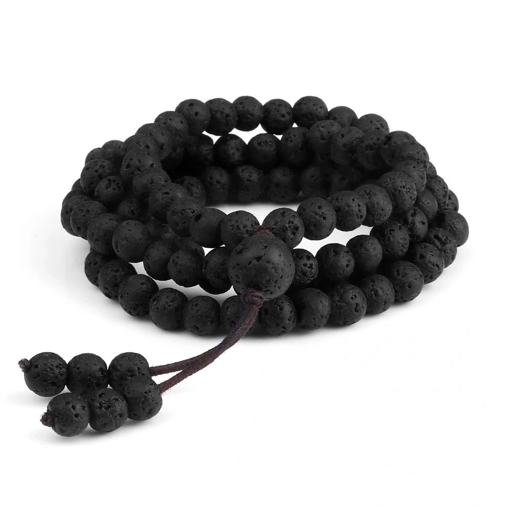 Round Bead Jewelry Necklace Multi-strand Ethnic Style