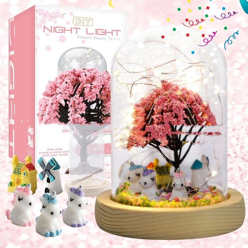 Children's DIY Unicorn Night Light Handmade Fairy Toy