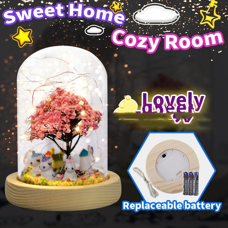 Children's DIY Unicorn Night Light Handmade Fairy Toy