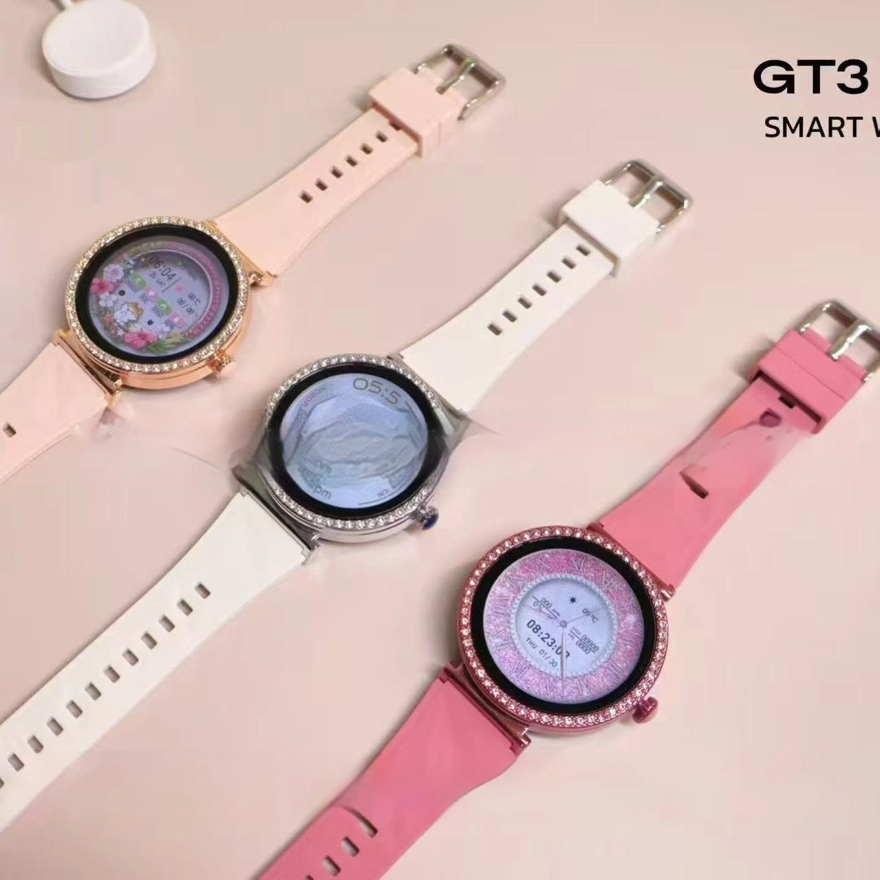 Fashionable High-definition Smartwatch With Diamonds