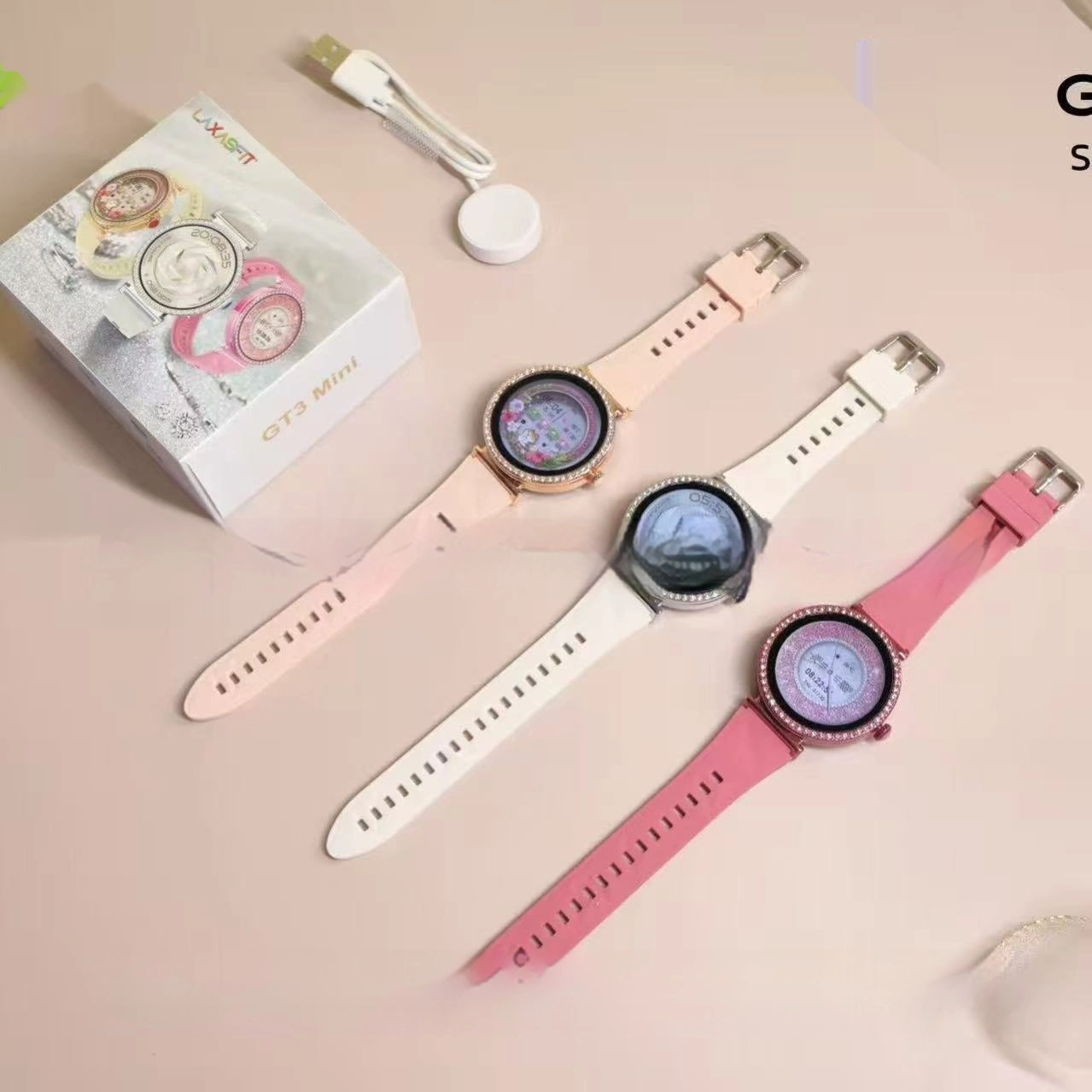 Fashionable High-definition Smartwatch With Diamonds