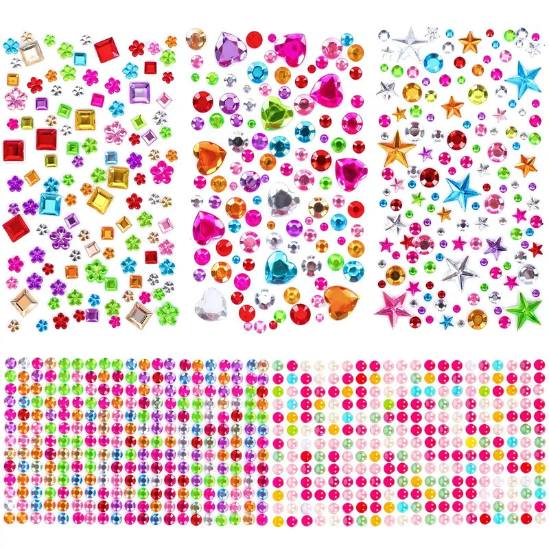 Craft Rhinestone Self-adhesive Jewelry Stickers