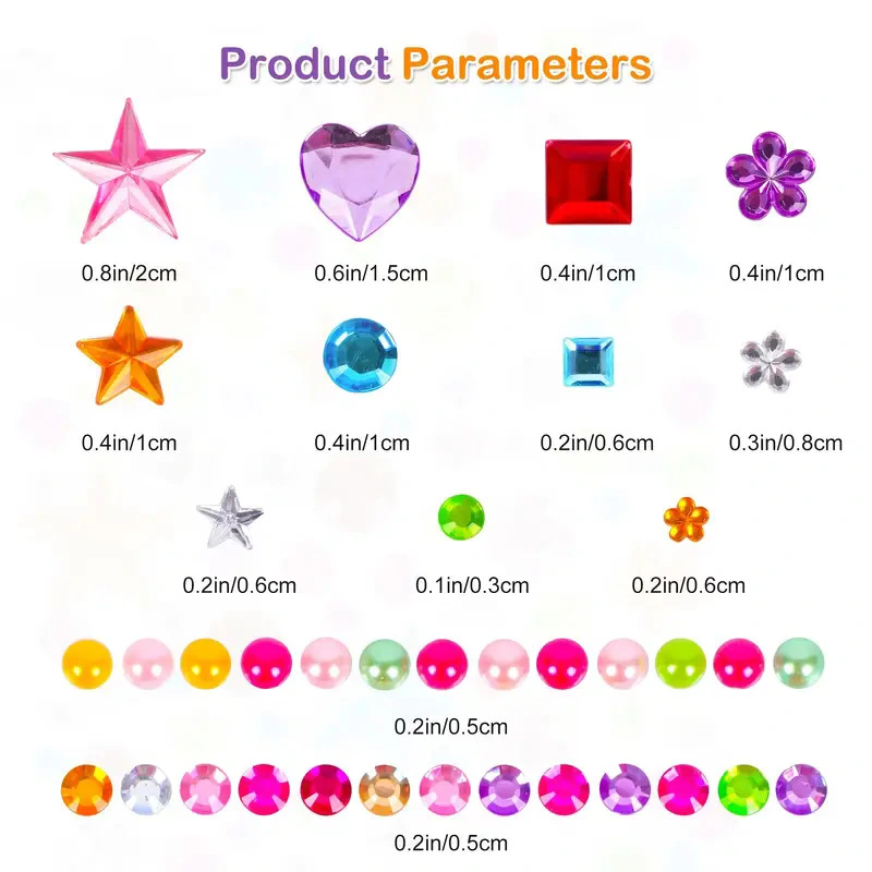 Craft Rhinestone Self-adhesive Jewelry Stickers