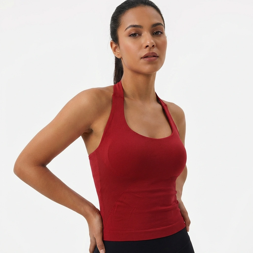 Square-neck Halter Sports Beautiful-back Yoga Tank Top